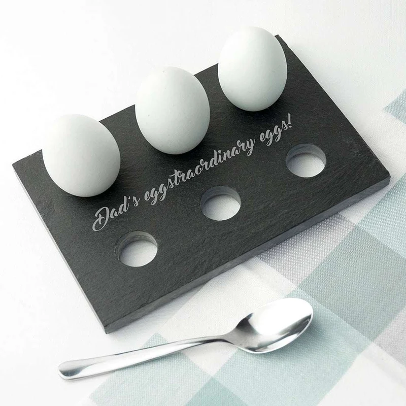 Personalised Slate Egg Holder