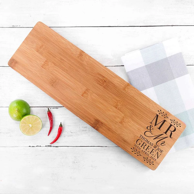 Personalised Mr and Mrs Serving Board