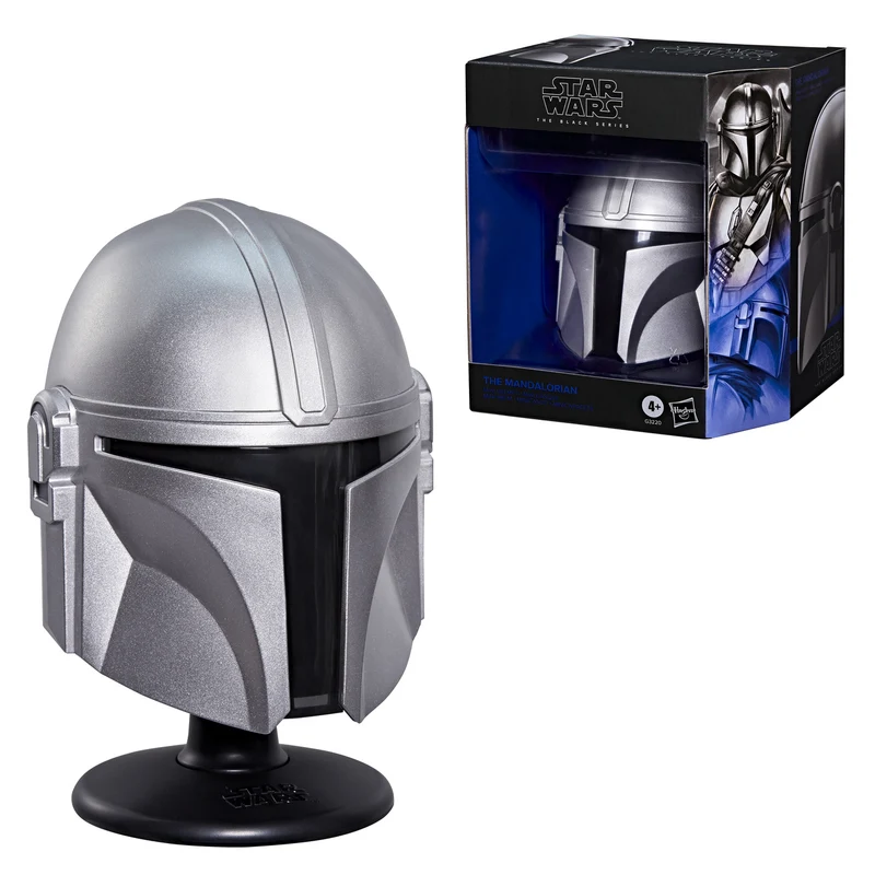 Star Wars - Mandalorian Mini Helm Replik auf Base