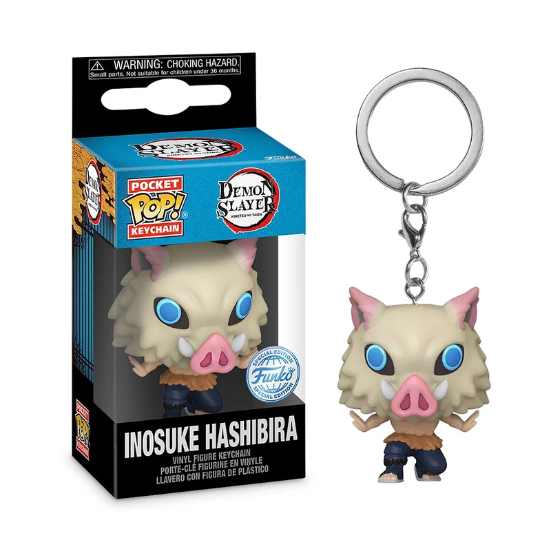 Demon Slayer - Inosuke Hashibira Funko Pop Schlüsselanhänger