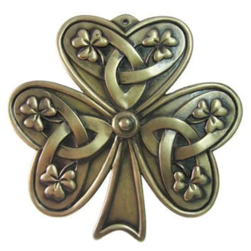Bronze Shamrock Wall Plaque
