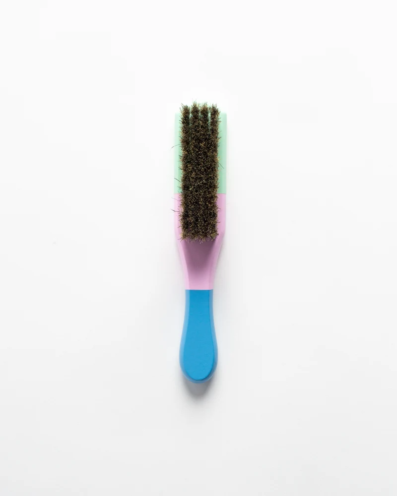 Hillbrush Clothing Brush in Pink & Blue