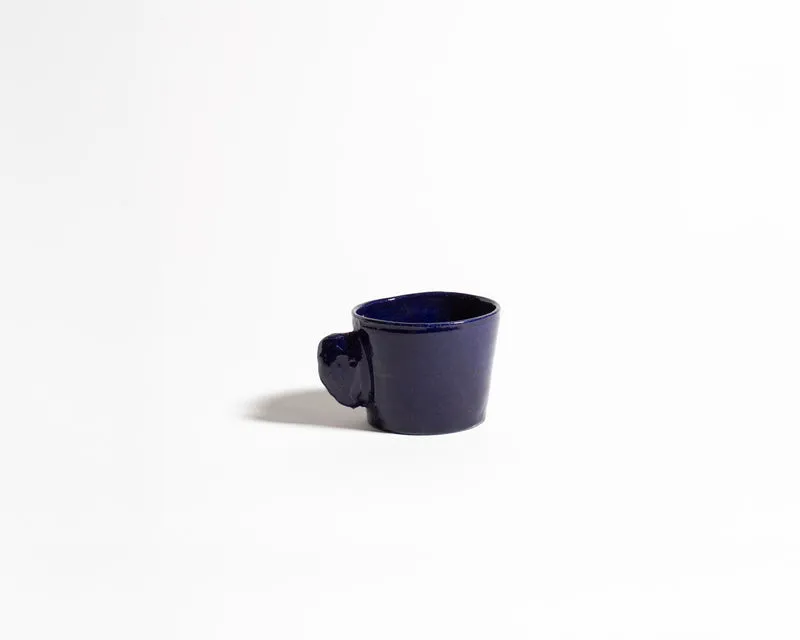Akiko Hirai "Not I", Samuel Beckett Mug in Dark Blue