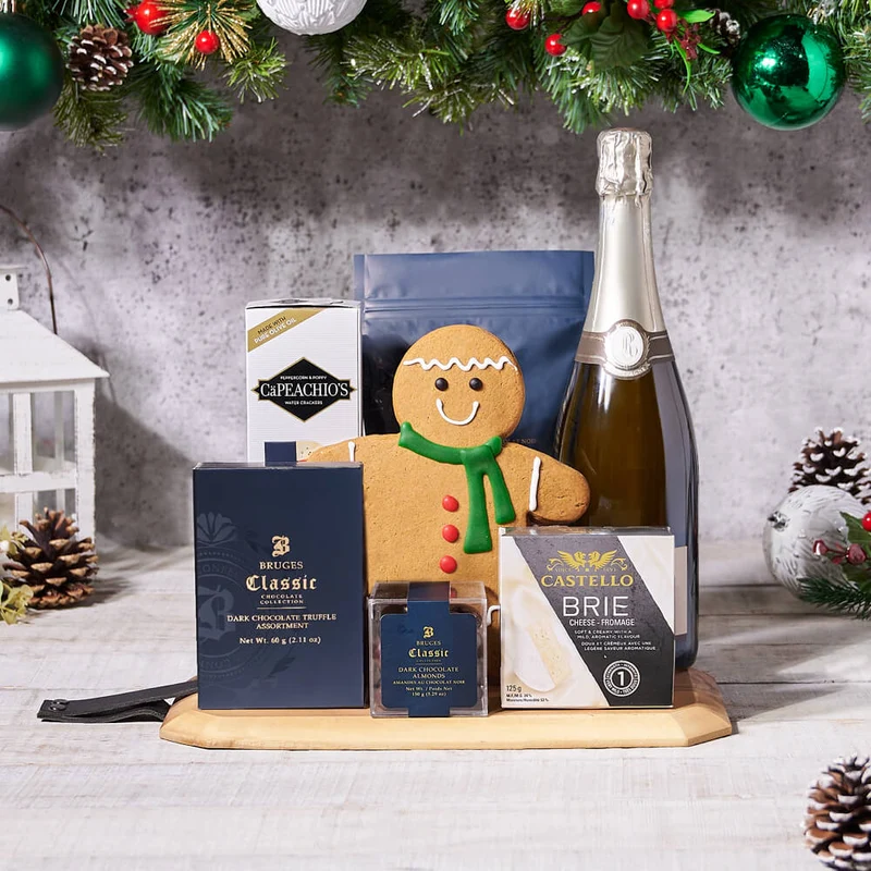 A Perfect Holiday Gift Set With Champagne