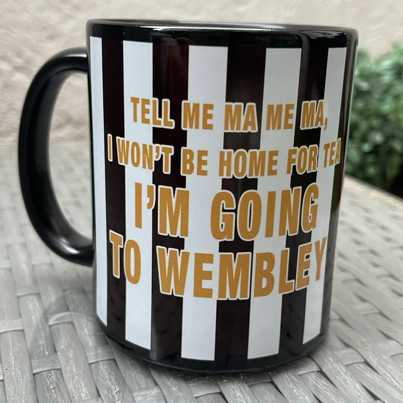 Tell me Ma me Ma Mug and Coaster For Newcastle Geordies Wembley Toon Army