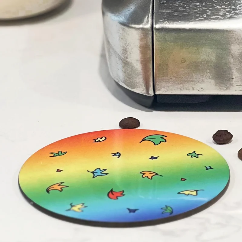 Heartstopper Gift Set | School Friend Gifts | Gifts For Teenagers | Full On Gay Crisis Mug Coaster and Bookmark