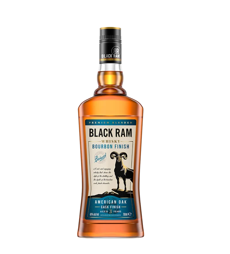 Black Ram Bourbon Finish Whisky 1L