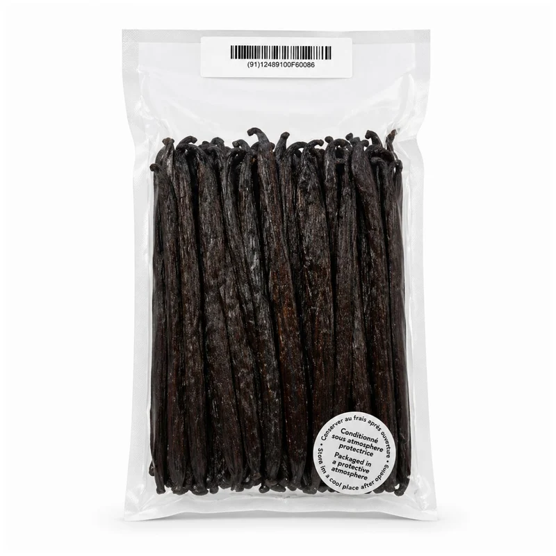 Original Black Bourbon Vanilla Pods, Madagascar - 250G
