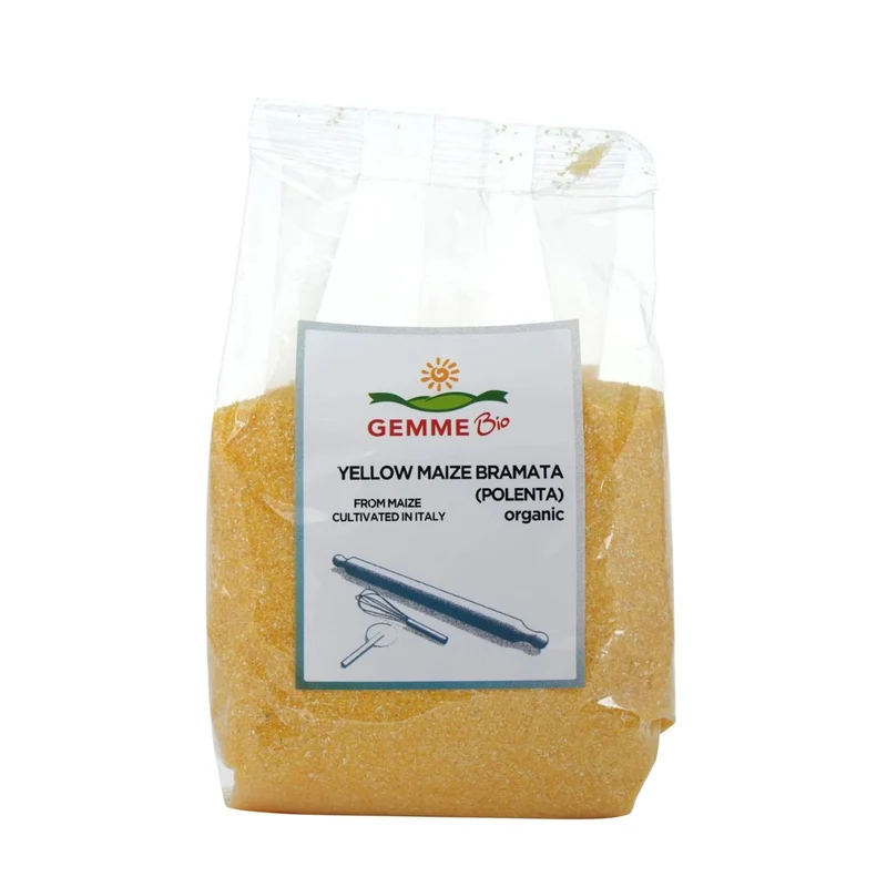 Gemme Bio Yellow Maize Bramata Polenta, Organic - 375G