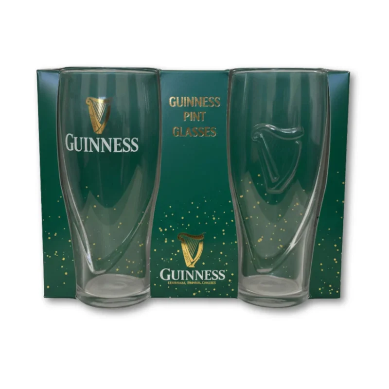 Guinness Gravity Pint Glass 2 Pack Gift Set