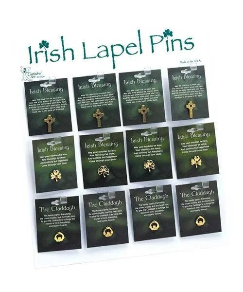Irish Blessing Lapel Pins