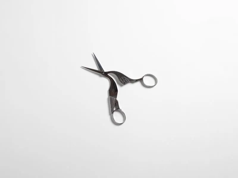 ANTIQUE SCISSORS IN CARBON STEEL