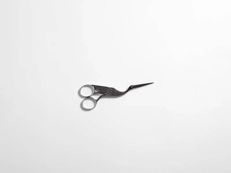 ANTIQUE SCISSORS IN CARBON STEEL