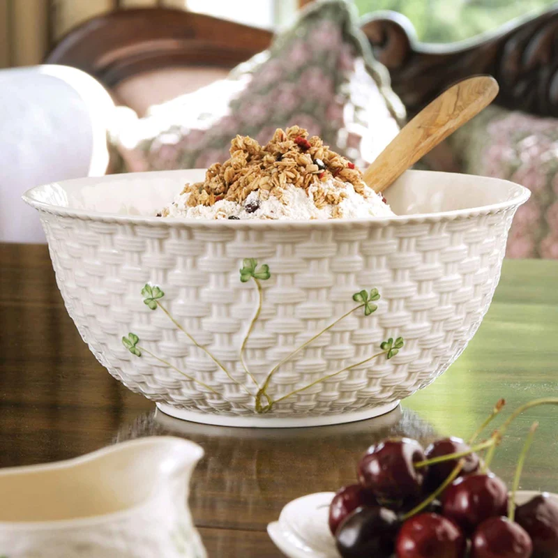 Belleek Classic Shamrock Mixing Bowl