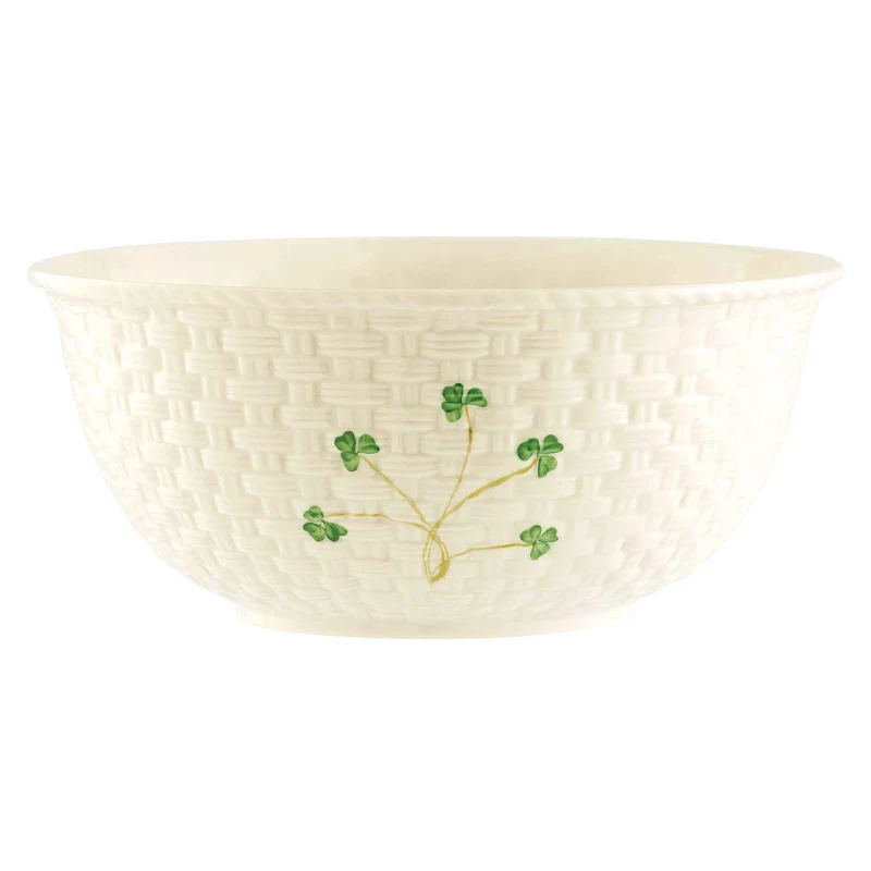 Belleek Classic Shamrock Mixing Bowl