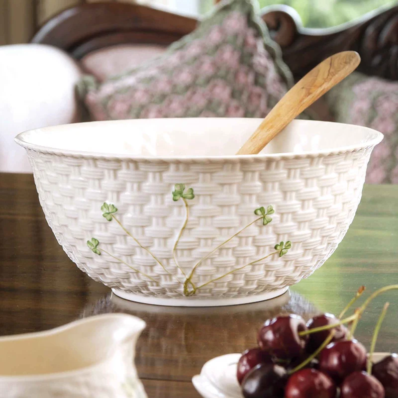 Belleek Classic Shamrock Mixing Bowl