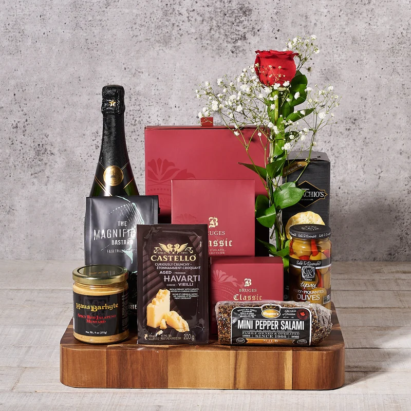 A Treat For My Valentine, With Champagne