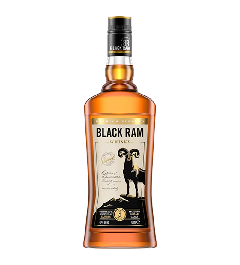 Black Ram Premium Blended Whisky 1L