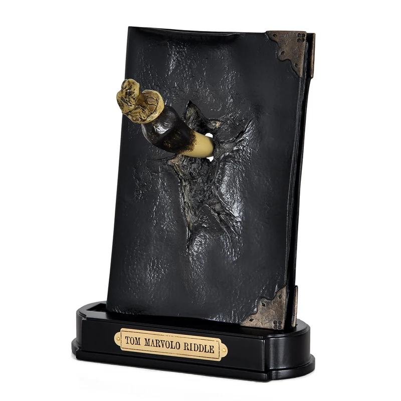 Harry Potter - Riddle Tagebuch Statue mit Basiliskenzahn