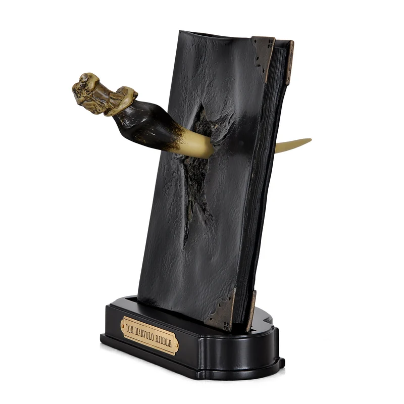 Harry Potter - Riddle Tagebuch Statue mit Basiliskenzahn