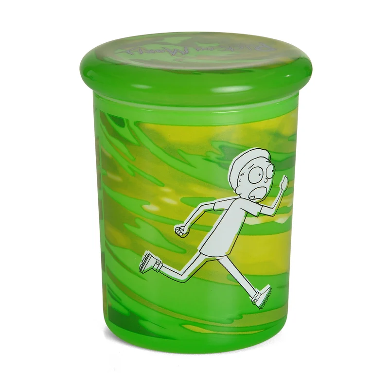Rick and Morty - Portal Glas mit Deckel