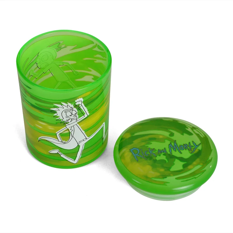 Rick and Morty - Portal Glas mit Deckel