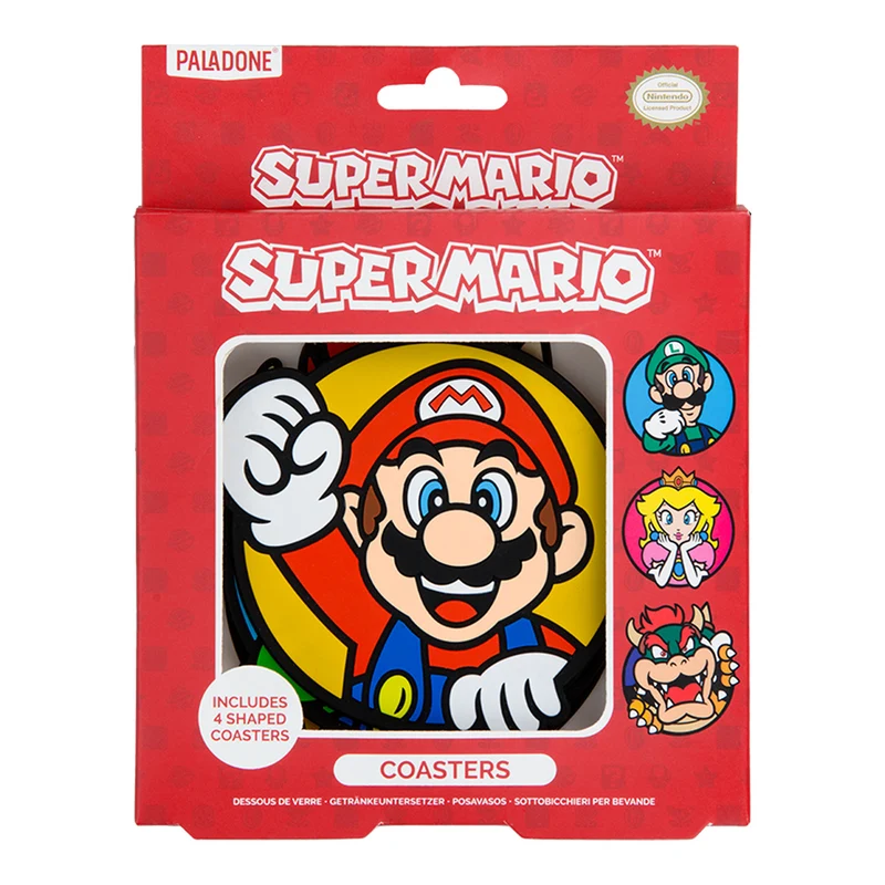 Super Mario - Characters Untersetzer 4er Set