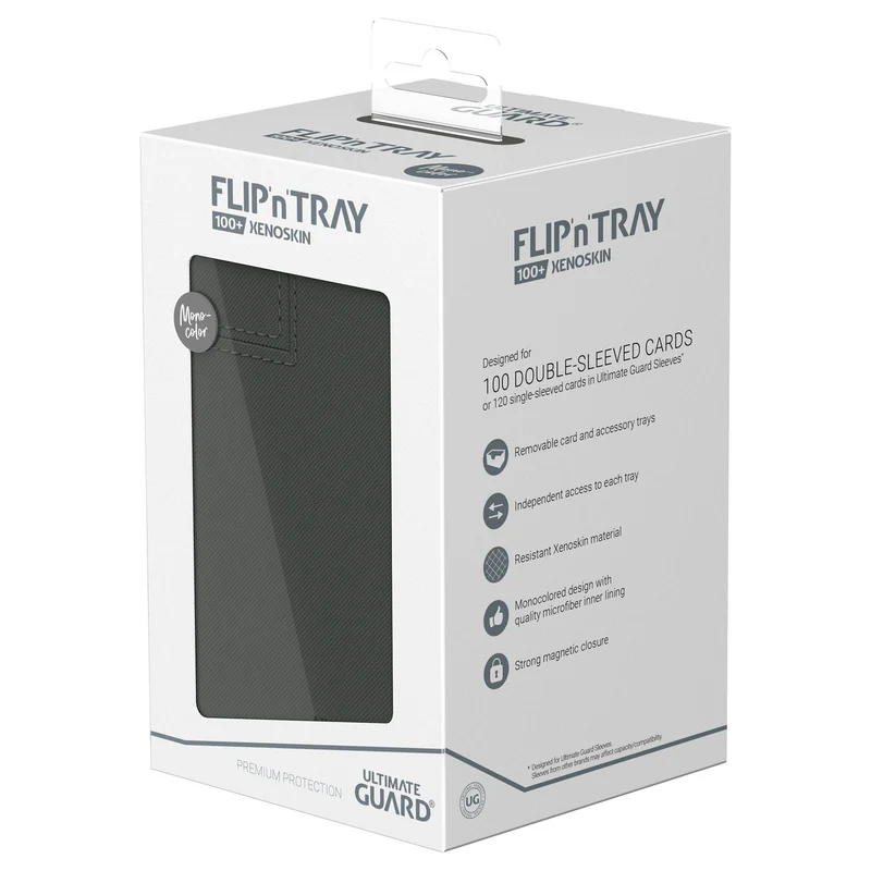 Ultimate Guard Flip'n'Tray 100+ Xenoskin - Grey