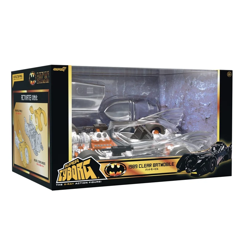 Batman 1989 Super Cyborg Fahrzeug Batmobile 1989 (Clear) 35 cm