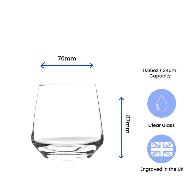 Engraved Mr and Mrs Whisky and Cocktail Set, Classic Font