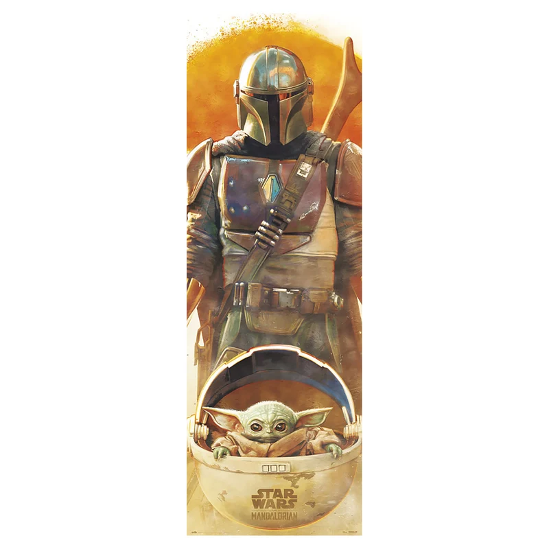 The Mandalorian & Grogu Türposter - Star Wars