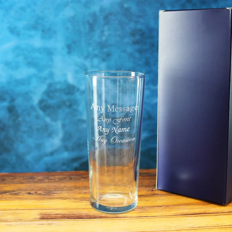 Engraved Senator Pint Glass with Gift Box