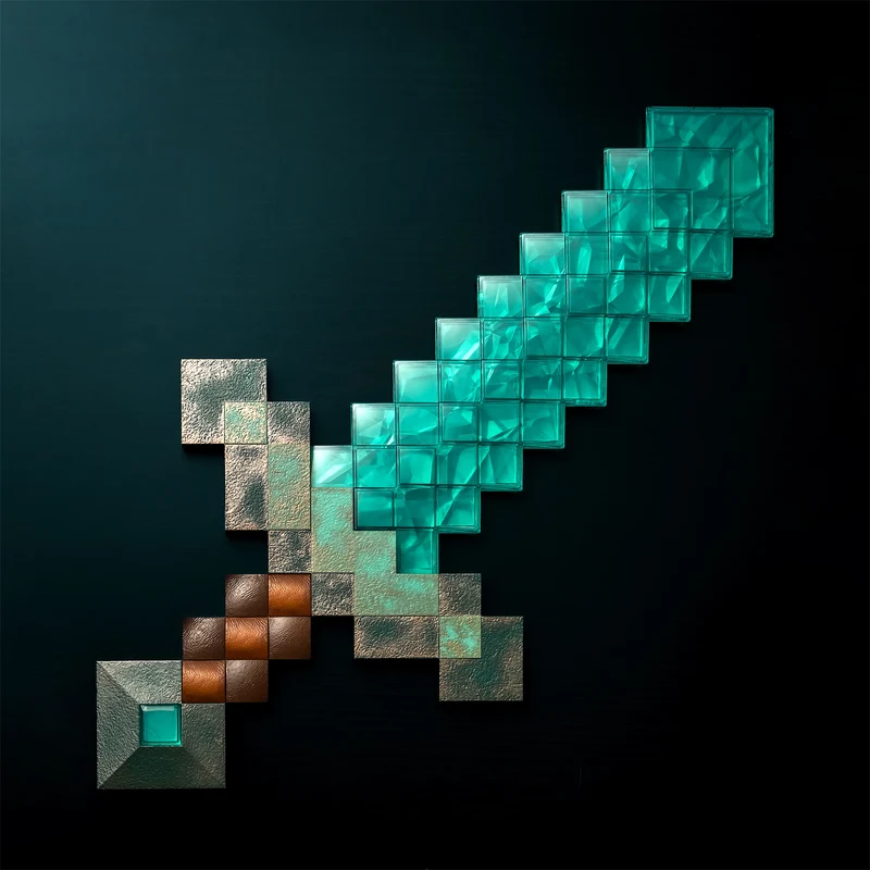 Minecraft - Diamond Sword Replik
