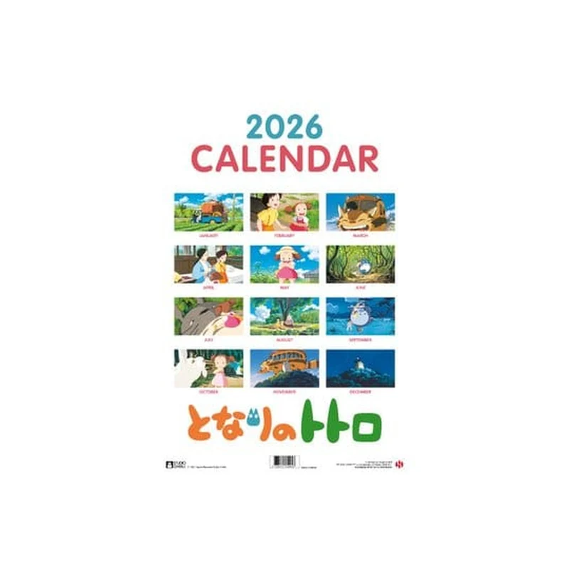 Mein Nachbar Totoro Kalender 2026 *Englische Version*