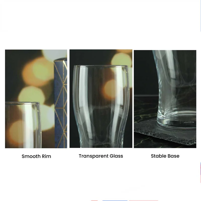 Personalised Engraved Tulip Pint Glass Wedding Beer Birthday - Any Message Engraved