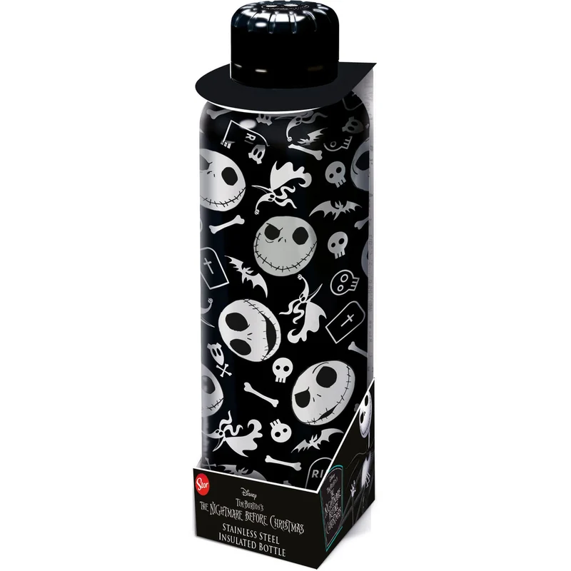 Nightmare before Christmas Edelstahl-Trinkflasche Logo