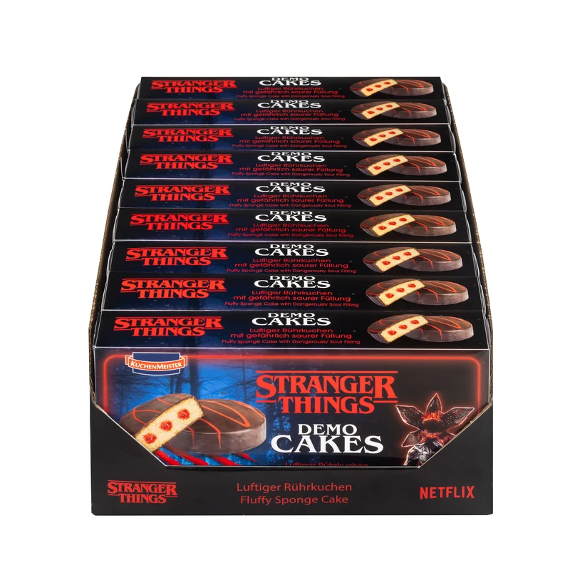 Stranger Things - Demo Cakes Rührkuchen 9er Display