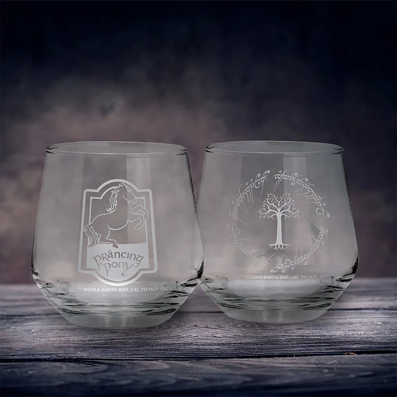Der Herr der Ringe - Tänzelndes Pony & Gondor Gläser 2er Set
