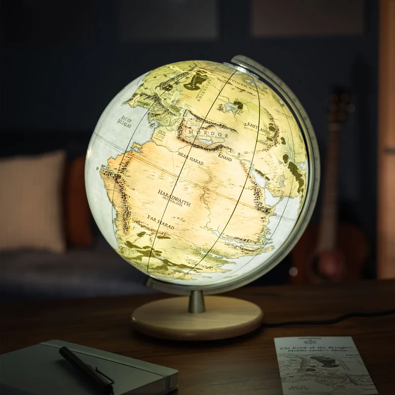 Der Herr der Ringe - Mittelerde Globus mit Licht 30cm