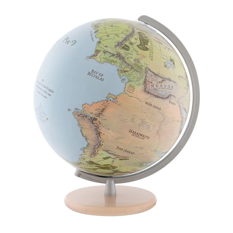 Der Herr der Ringe - Mittelerde Globus mit Licht 30cm
