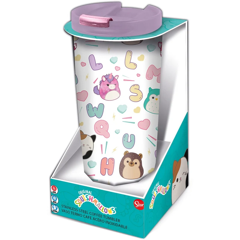 Squishmallows Edelstahl-Reisebecher Character