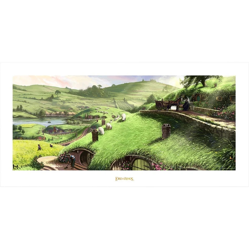 Der Herr der Ringe - Auenland Kunstdruck