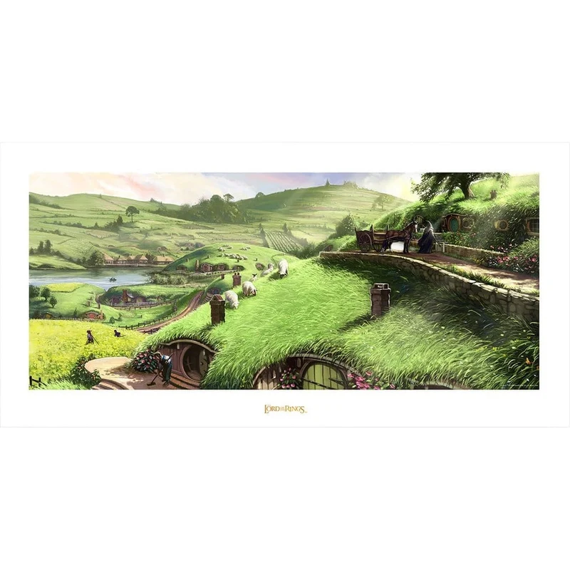 Der Herr der Ringe - Auenland Kunstdruck