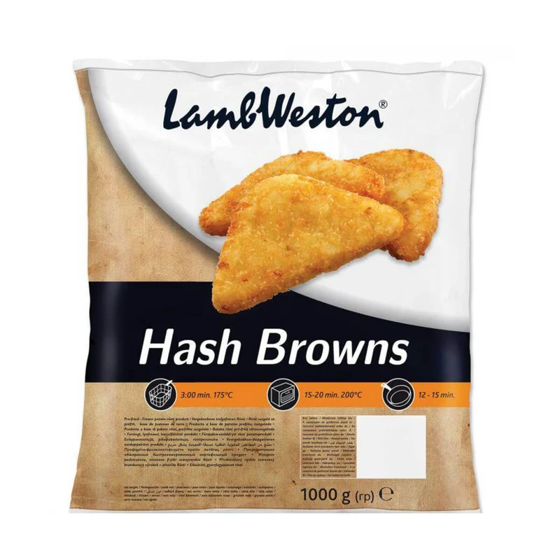 Lamb Weston Potato Hash Brown - 10 X 1KG