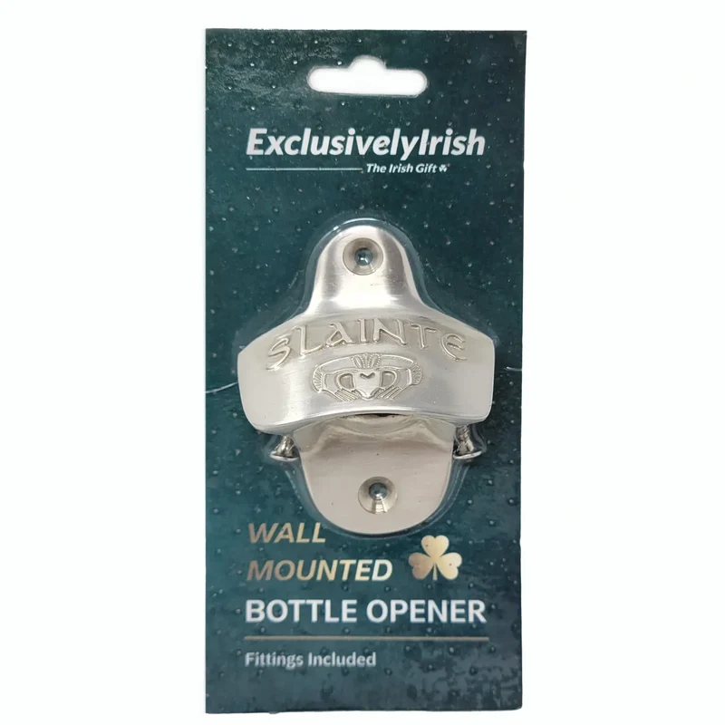 Wall Mounted Slainte Claddagh Bottle Opener