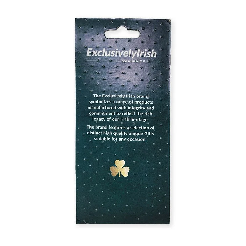 Brass Slainte Shamrock Bottle Opener- Black