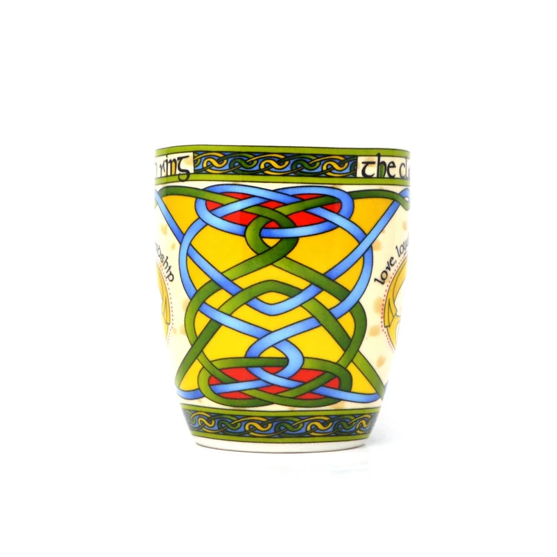 Irish Claddagh Mug with Heart Shaped Handle