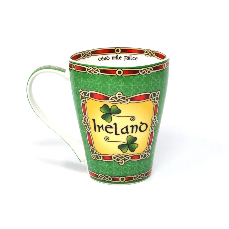 Bone China Cead Mile Failte Irish Mug