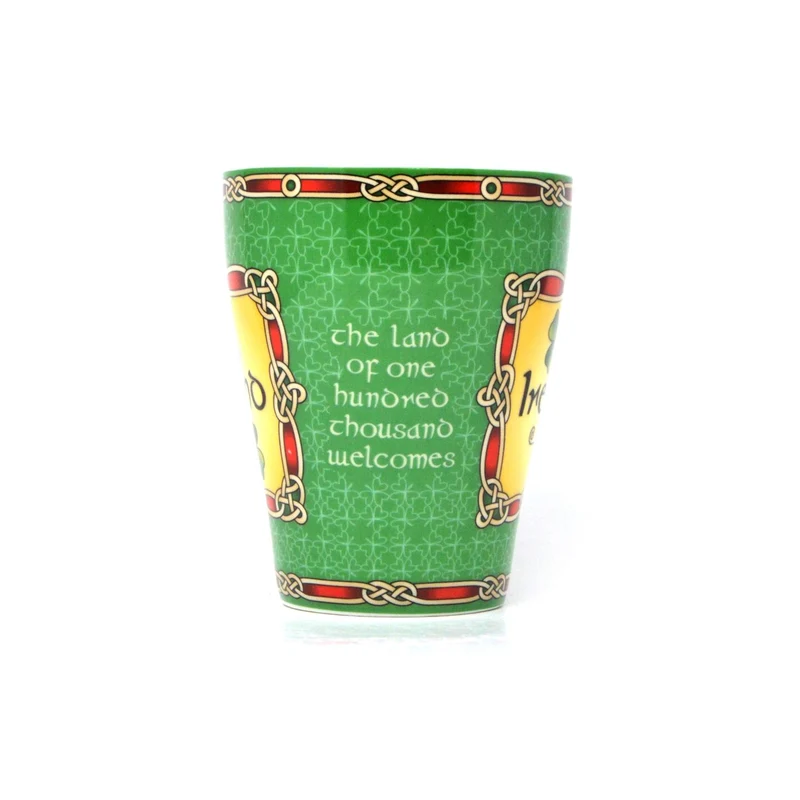 Bone China Cead Mile Failte Irish Mug