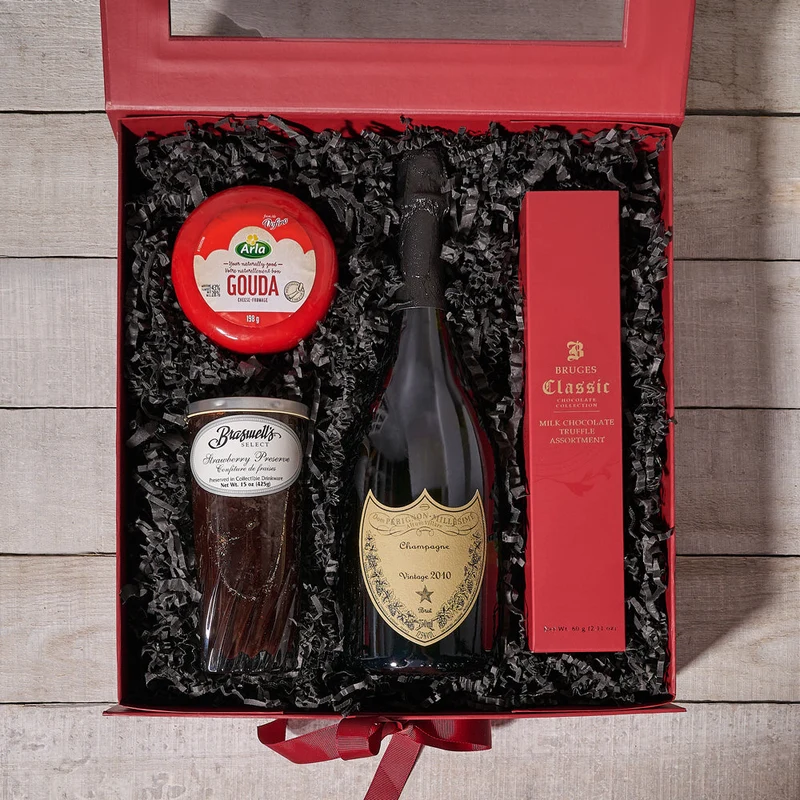 "Happy Valentine's Day" Champagne Gift Box